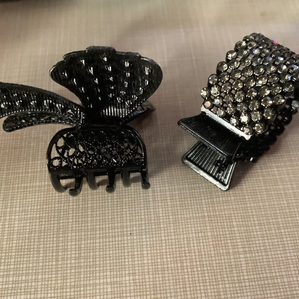 Bundle of 2 hair clips sparkly beautiful - Picture 9 of 10